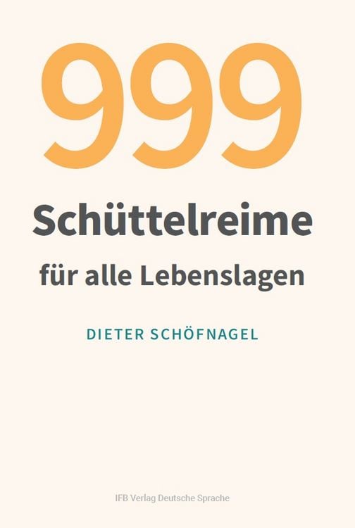 Produktbild: 999 Sch&uuml;ttelreime f&uuml;r alle Lebenslagen