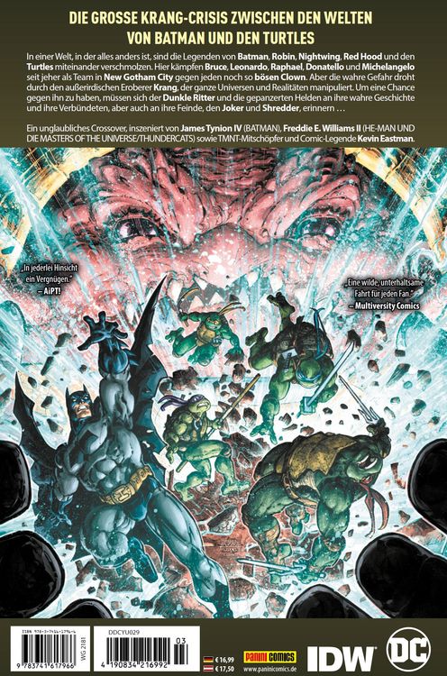 Produktbild: Batman/Teenage Mutant Ninja Turtles: Helden in der Krise