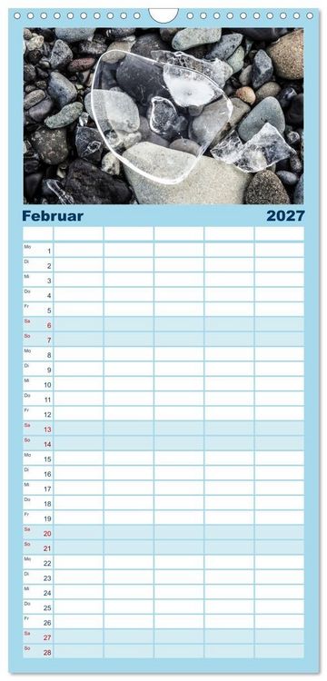 Produktbild: Familienplaner 2027 - Wasserzauber mit 5 Spalten (Wandkalender, 21 x 45 cm) CALVENDO