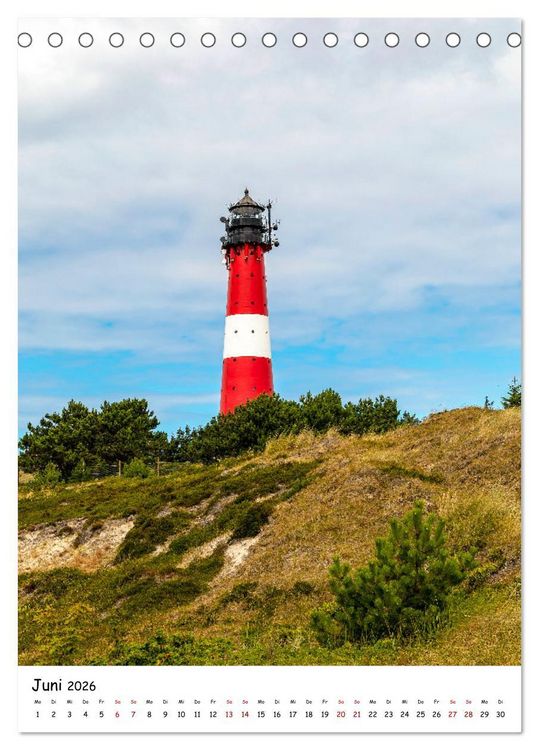 Produktbild: Bezauberndes Sylt (Tischkalender 2026 DIN A5 hoch), CALVENDO Monatskalender