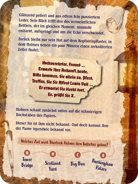 Produktbild: Schachtelspiel - Sherlock Holmes