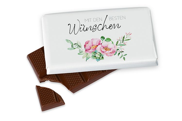 Produktbild: Schokolade 40 g beste W&uuml;nsche