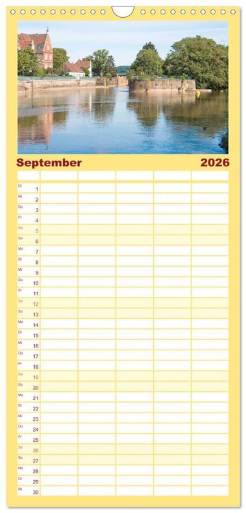 Produktbild: Familienplaner 2026 - Altes Hameln mit 5 Spalten (Wandkalender, 21 x 45 cm) CALVENDO