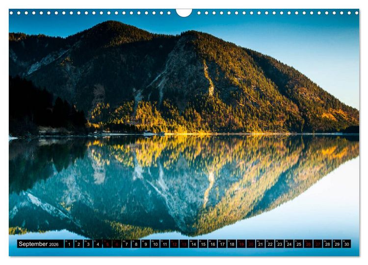 Produktbild: Berge. Alpenseen (Wandkalender 2026 DIN A3 quer), CALVENDO Monatskalender