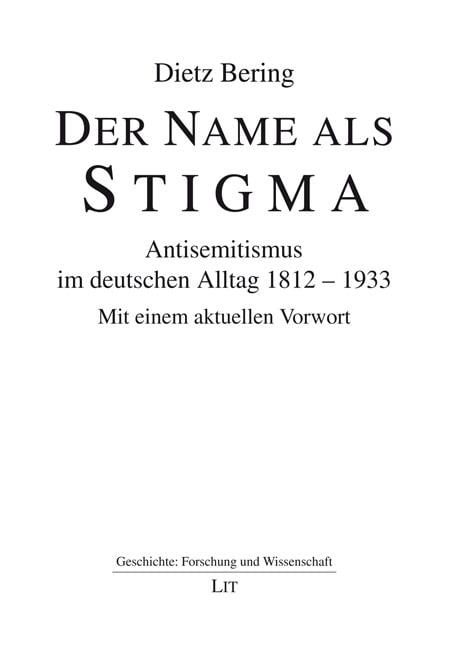 Produktbild: Bering, D: Name als Stigma