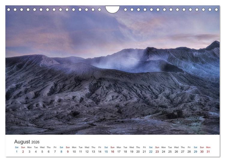 Produktbild: Java, Indonesian Island in the Ring of Fire (Wall Calendar 2026 DIN A4 landscape), CALVENDO 12 Month Wall Calendar