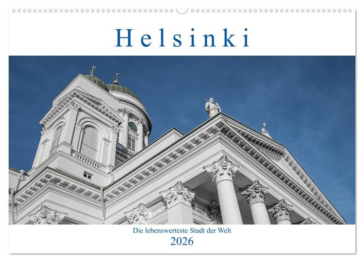 Produktbild: Helsinki - Die lebenswerteste Stadt der Welt (Wandkalender 2026 DIN A2 quer), CALVENDO Monatskalender