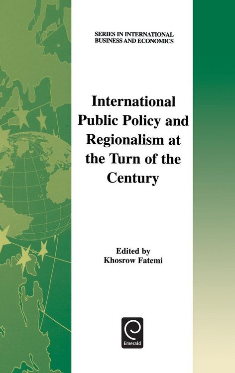Produktbild: International Public Policy and Regionalism at the Turn of the Century