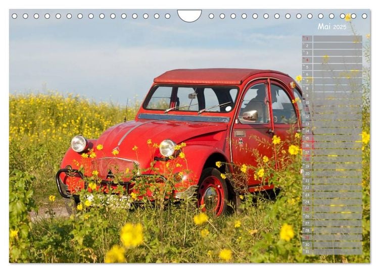 Produktbild: Kultautomobil Ente Citro&euml;n 2CV (Wandkalender 2025 DIN A4 quer), CALVENDO Monatskalender