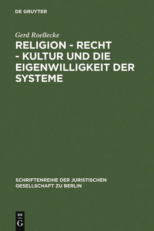 Produktbild: Religion - Recht - Kultur und die Eigenwilligkeit der Systeme