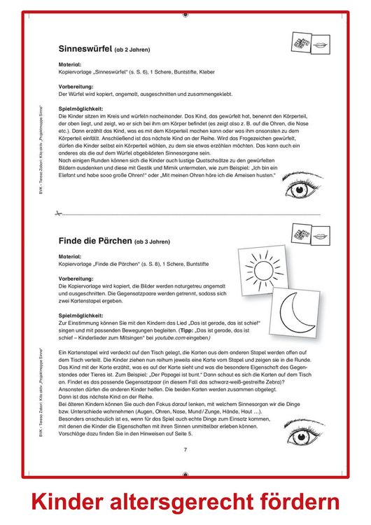 Produktbild: Kita aktiv Projektmappe Sinne
