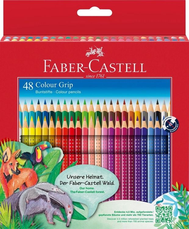 Produktbild: Faber-Castell Buntstifte Colour Grip, 48er Set