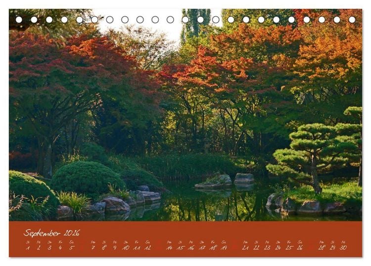 Produktbild: D&uuml;sseldorfer Nordpark (Tischkalender 2026 DIN A5 quer), CALVENDO Monatskalender