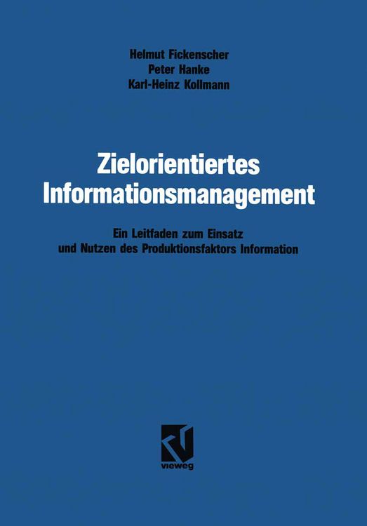Produktbild: Zielorientiertes Informationsmanagement