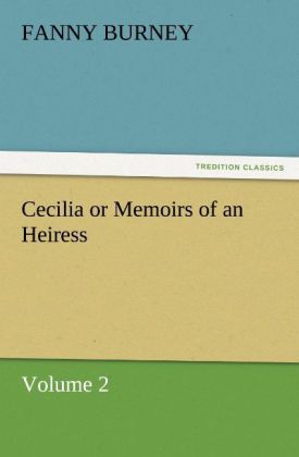 Produktbild: Cecilia or Memoirs of an Heiress