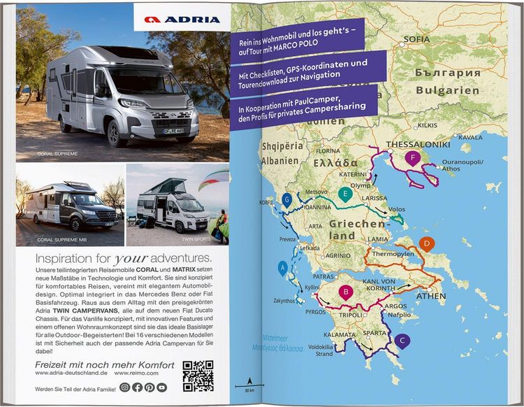 Produktbild: MARCO POLO Camper Guide Griechenland