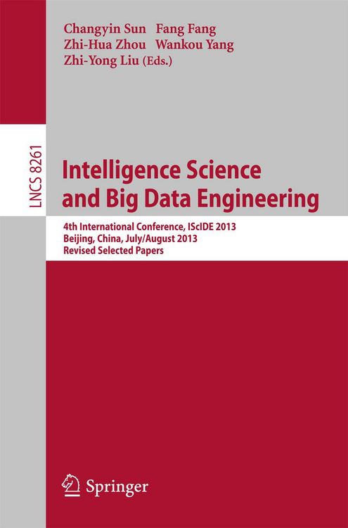 Produktbild: Intelligence Science and Big Data Engineering