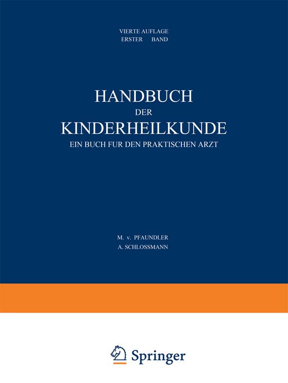 Produktbild: Handbuch der Kinderheilkunde