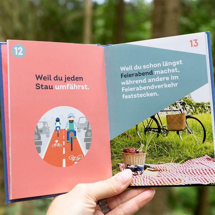 Produktbild: 100 Gr&uuml;nde, warum Fahrradfahrer gl&uuml;cklicher sind
