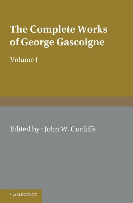 Produktbild: The Complete Works of George Gascoigne