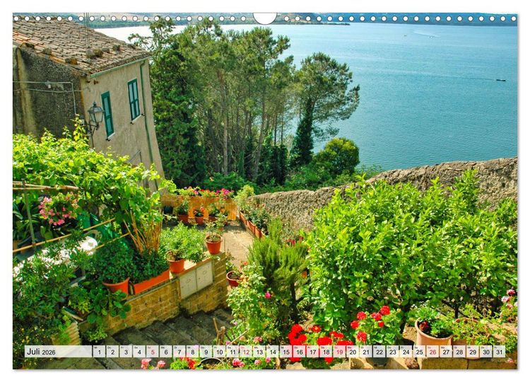 Produktbild: Bolsenasee Smaragd im Latium (Wandkalender 2026 DIN A3 quer), CALVENDO Monatskalender