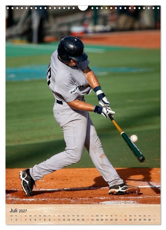 Produktbild: Baseball Power (Wandkalender 2027 DIN A3 hoch), CALVENDO Monatskalender