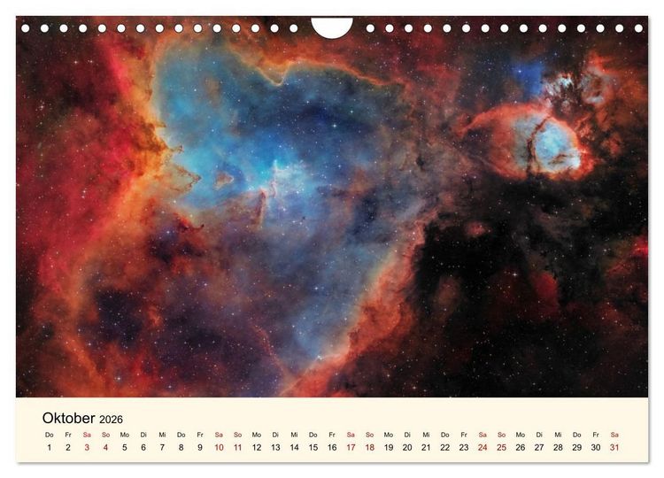 Produktbild: Distant Luminosity: Eine fotografische Reise durch das Universum (Wandkalender 2026 DIN A4 quer), CALVENDO Monatskalender