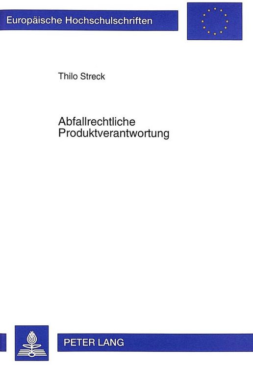 Produktbild: Abfallrechtliche Produktverantwortung