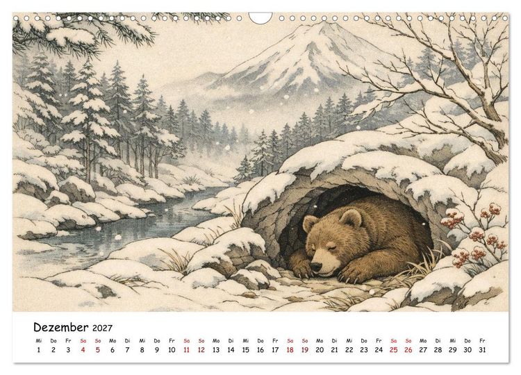 Produktbild: Jahreszeitenspiel (Wandkalender 2027 DIN A3 quer), CALVENDO Monatskalender