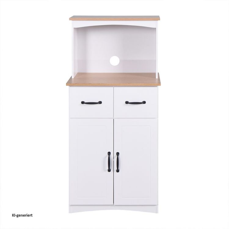 Produktbild: HTI-Living Moderner K&uuml;chenschrank mit viel Stauraum Landhausstil Wei&szlig;