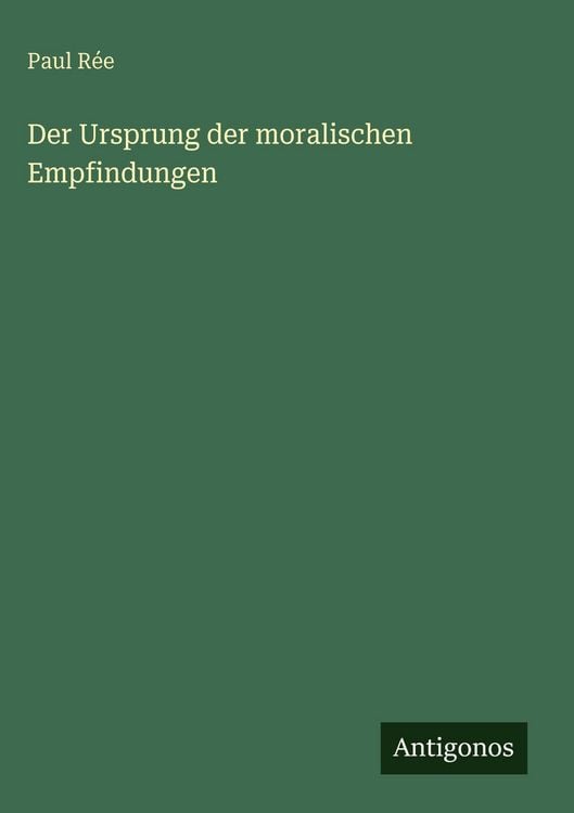 Produktbild: Der Ursprung der moralischen Empfindungen