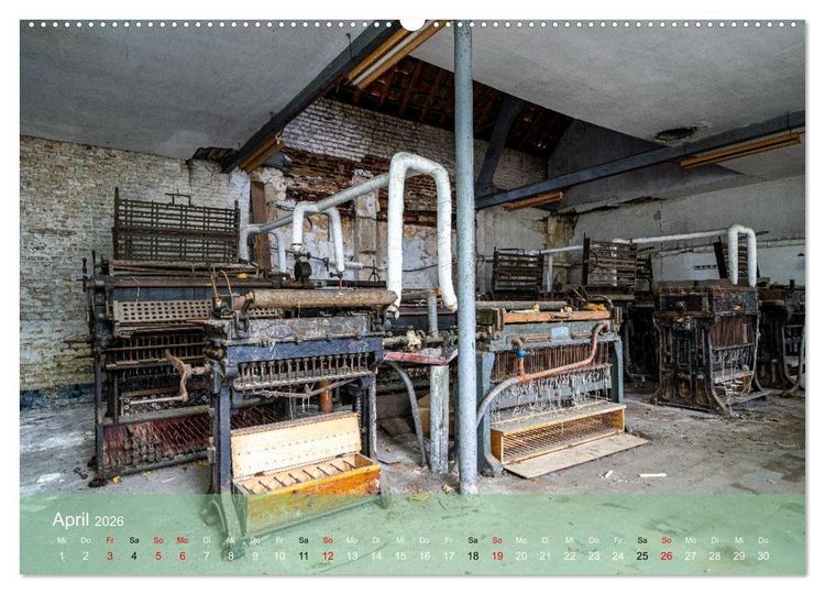 Produktbild: Betrieb eingestellt - Industrieruinen in Europa (Wandkalender 2026 DIN A2 quer), CALVENDO Monatskalender