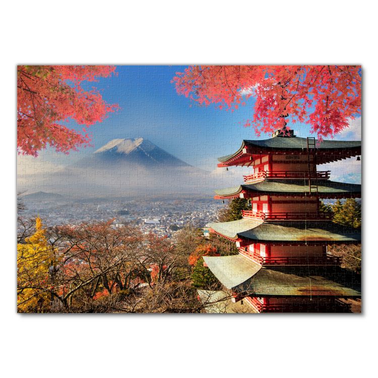 Produktbild: Lais Puzzle Mount Fuji Japan in Herbstfarben 1000 Teile