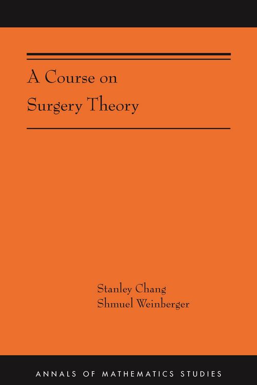 Produktbild: A Course on Surgery Theory