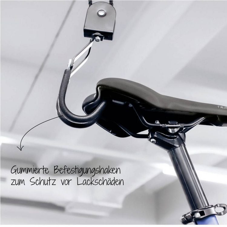Produktbild: FISCHER FAHRRAD 50387 Deckenlift Anzahl Einstellpl&auml;tze=1 Schwarz