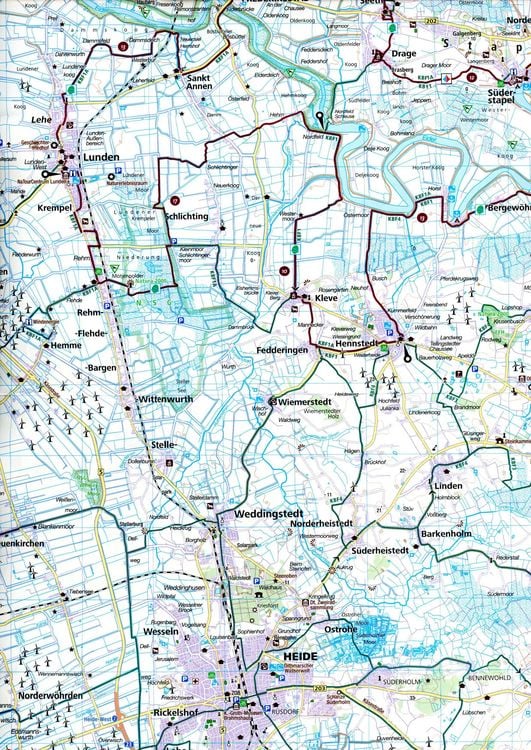 Produktbild: KOMPASS Fahrradkarte 3311 Schleswig-Holsteinische Westk&uuml;ste 1:70.000