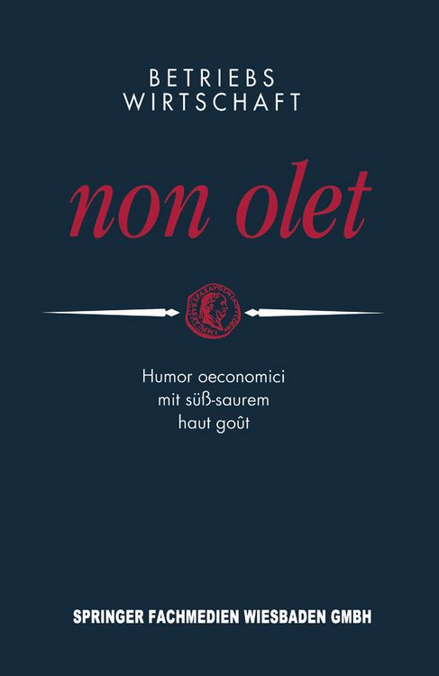 Produktbild: Betriebswirtschaft non olet