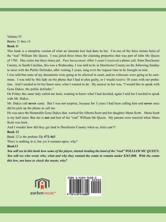 Produktbild: Regenia McQueen's Documents, You stole Twice What You Owe Me, But Not My Soul