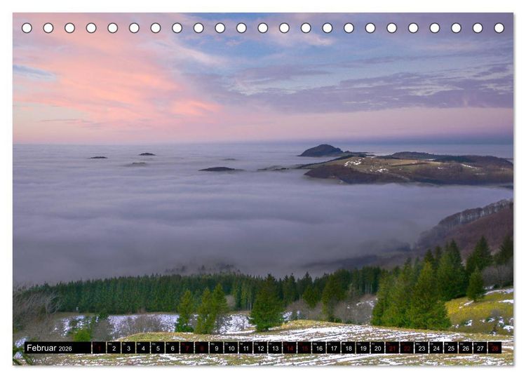Produktbild: Die Rh&ouml;n (Tischkalender 2026 DIN A5 quer), CALVENDO Monatskalender