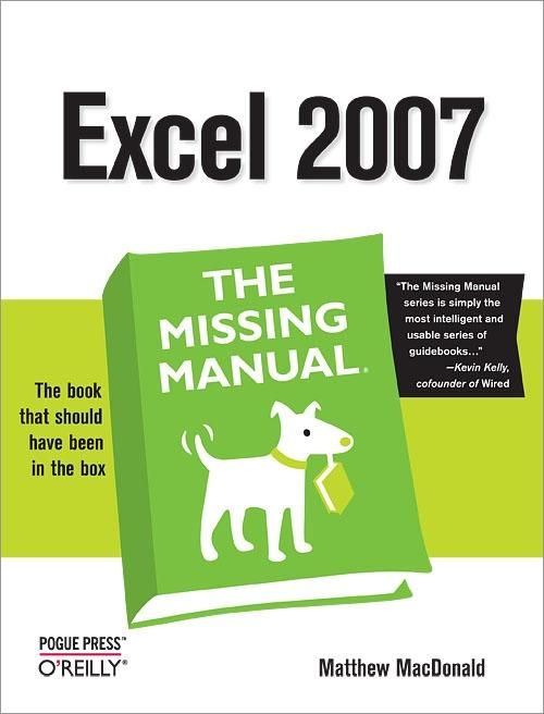 Produktbild: Excel 2007: The Missing Manual