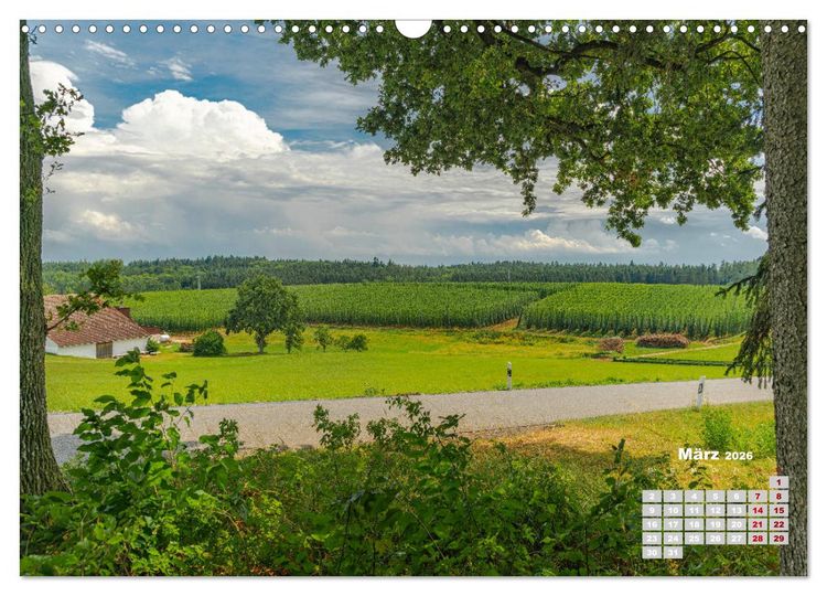 Produktbild: Hopfenland Holledau (Wandkalender 2026 DIN A3 quer), CALVENDO Monatskalender