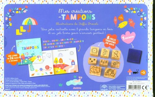 Produktbild: Mes cr&eacute;ations en tampons : la m&eacute;t&eacute;o