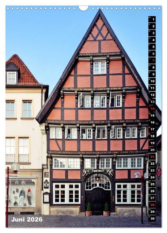 Produktbild: Osnabr&uuml;ck Fassade (Wandkalender 2026 DIN A3 hoch), CALVENDO Monatskalender