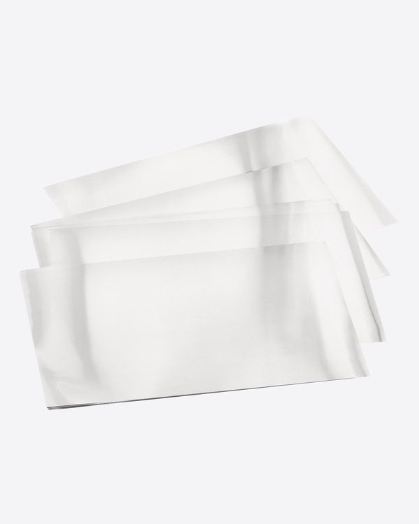 Produktbild: FOLIA Bastelartikel Pr&auml;gefolienmappe 70, 18,5x29cm, 3 Blatt, silber