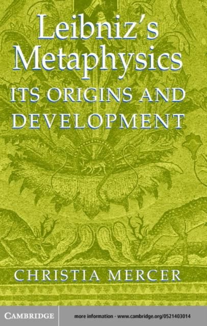 Produktbild: Leibniz's Metaphysics