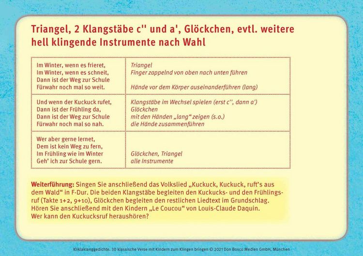 Produktbild: KliKlaKlang-Gedichte