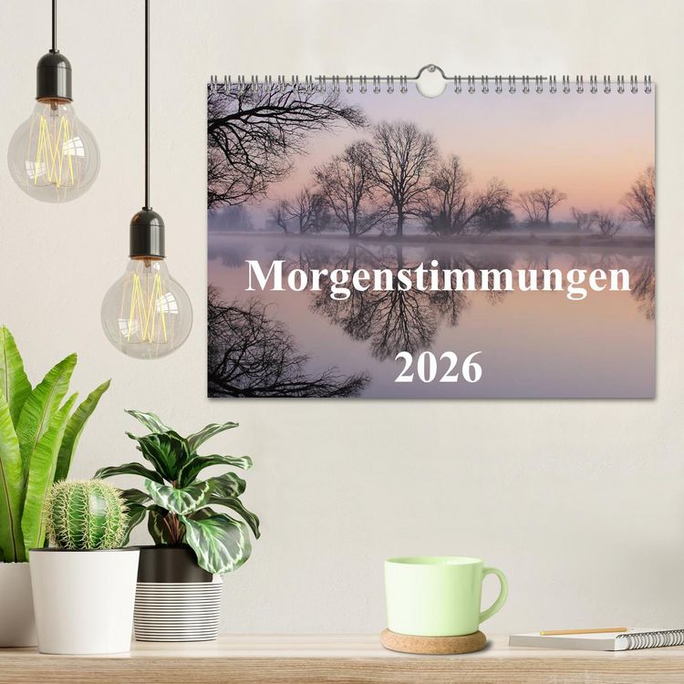 Produktbild: Morgenstimmungen 2026 (Wandkalender 2026 DIN A4 quer), CALVENDO Monatskalender