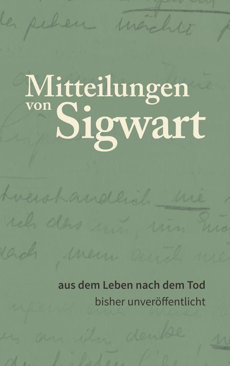 Produktbild: Mitteilungen von Sigwart