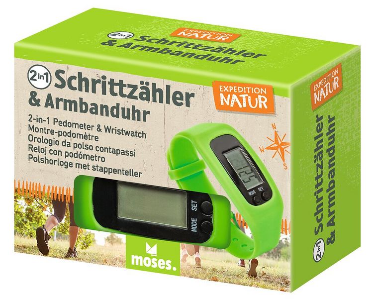 Produktbild: Expedition Natur 2 in 1 Schrittz&auml;hler & Armbanduhr