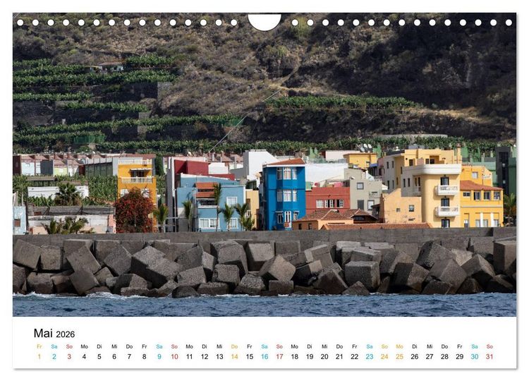 Produktbild: La Palma - La Isla Bonita, die Sch&ouml;nste der Kanaren (Wandkalender 2026 DIN A4 quer), CALVENDO Monatskalender